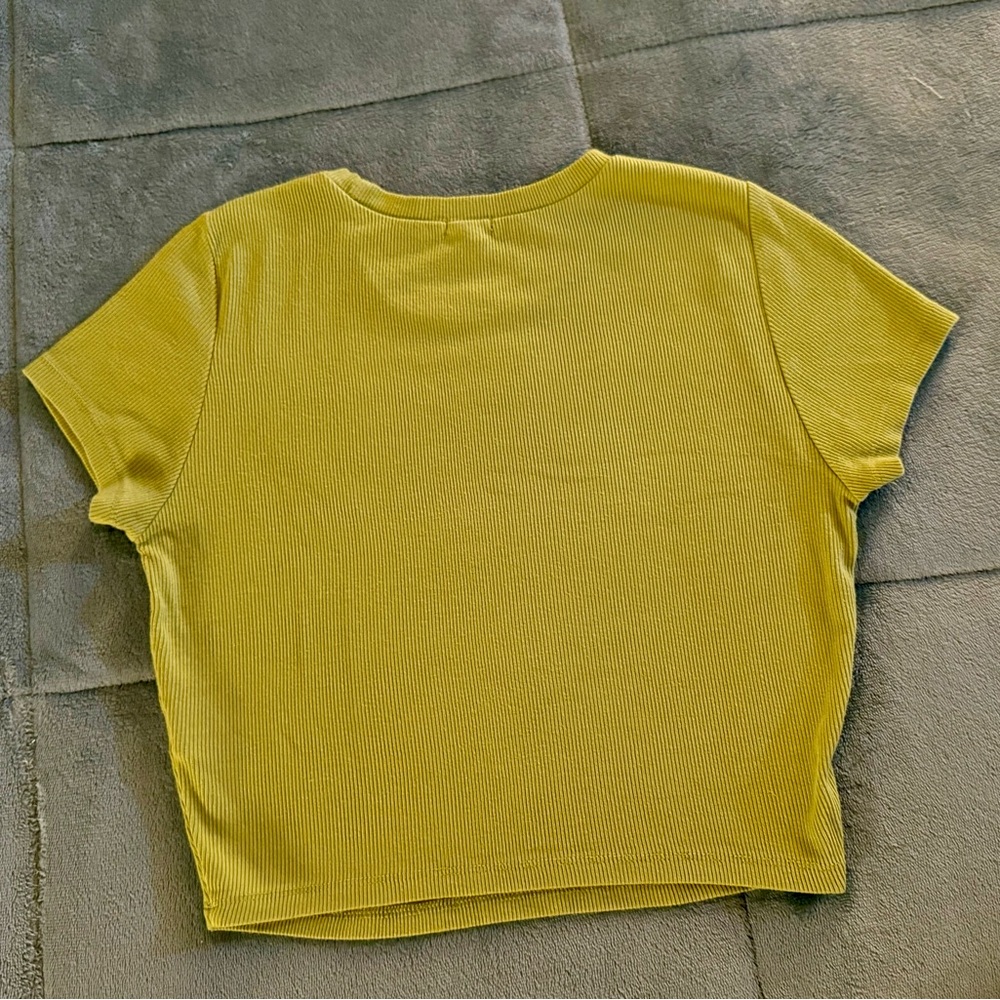 Garage Cropped Ribbed Tee